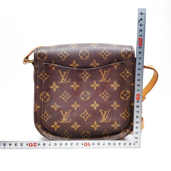 Authentic Louis Vuitton Saint Cloud Brown Monogram Shoulder Bag 255-121925 - Picture 2 of 9